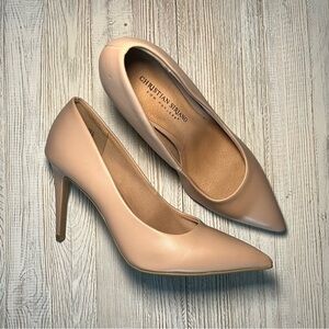 Christian Siriano Women's Beige Heels